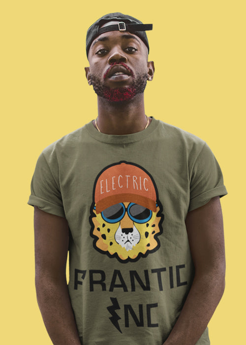 Frantic Wear by Felix Mariano. Frantic Inc Cheetah Premium T-Shirt