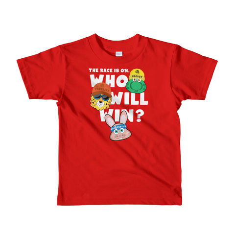Frantic "Who Will Win" Short sleeve kids t-shirt, Red