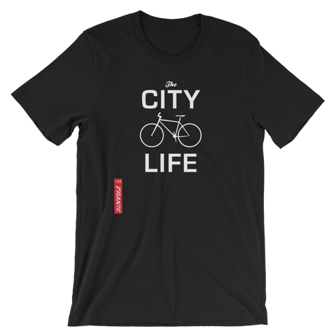 The City Life Bicycle - Men's Short-Sleeve T-Shirt