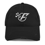 Frantic Checkered Flag Distressed Classic Hat