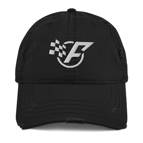 Frantic Checkered Flag Distressed Classic Hat