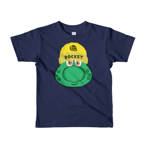 Frantic "Rocket" Turtle Short sleeve kids t-shirt, Navy