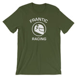 Frantic Wear White Racing Helmet - Men's Short-Sleeve T-Shirt