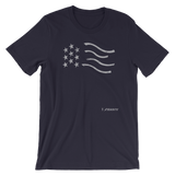 Frantic Distressed American Flag T-Shirt